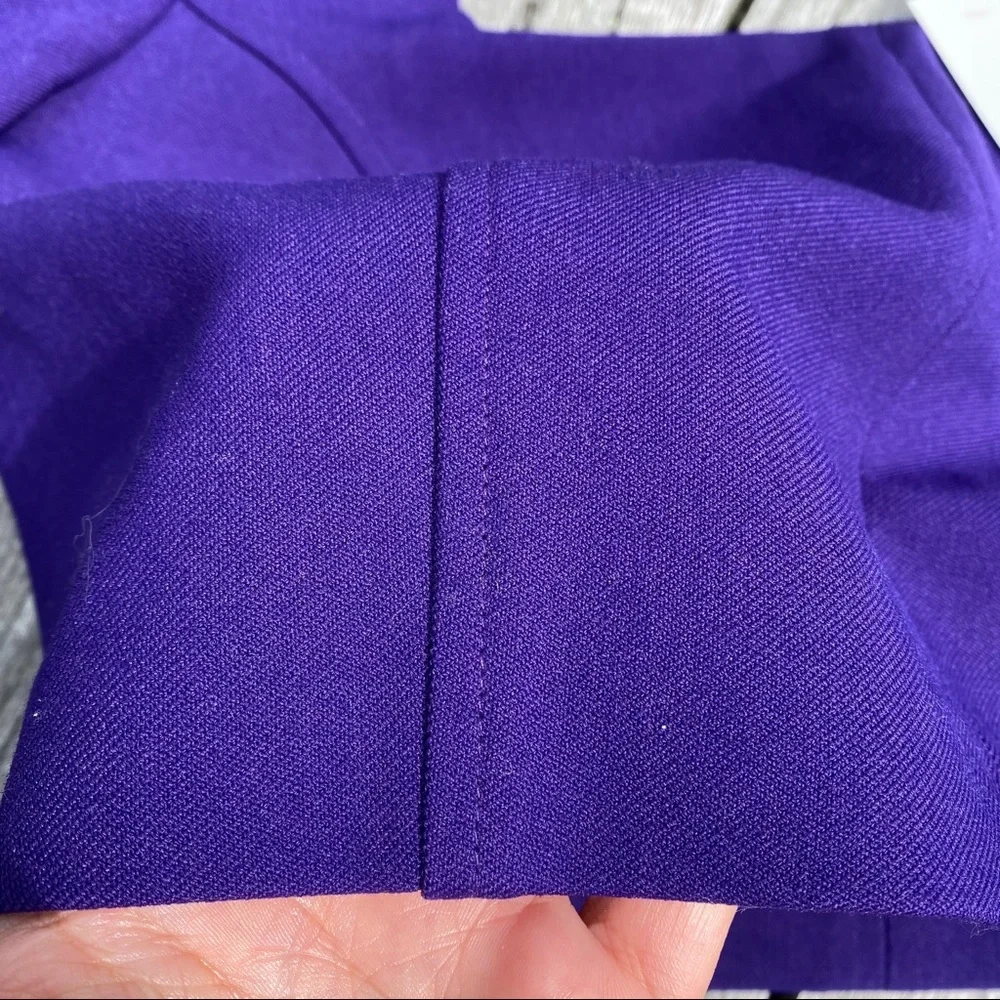 💜 ZARA PURPLE LONG SLEEVE CROP TOP!